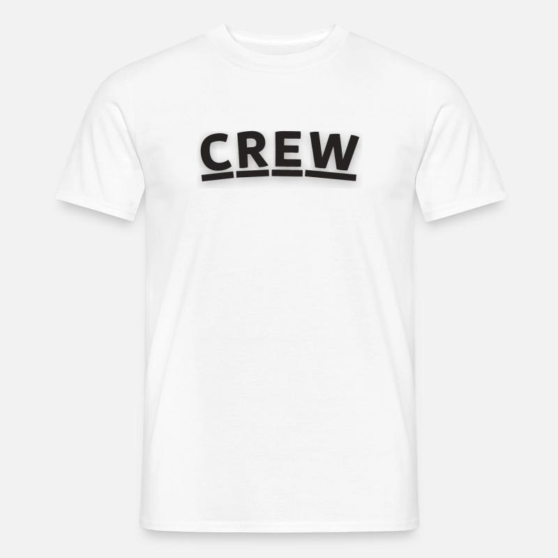 Crew - Männer T-Shirt - Weiß