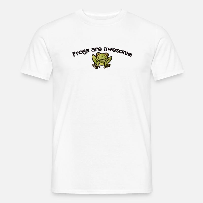 Frösche sind großartig grafisch - Männer T-Shirt - Weiß