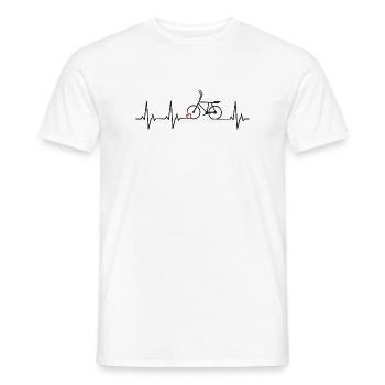 Radball, Cycleball, Hallenradsport - Männer T-Shirt - Weiß - Vorne - AI Model Male 178 dark (178cm)