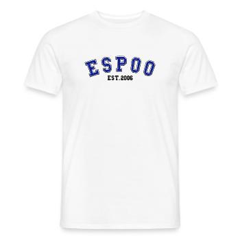 Espoo Est. 2006 - Men's T-Shirt - white - Front - AI Model Male 178 dark (178cm)