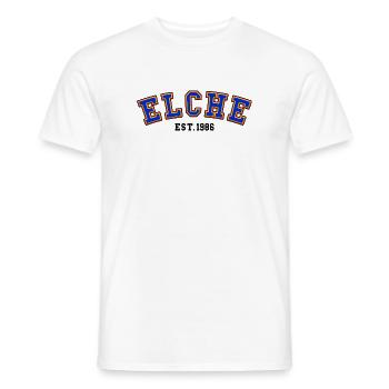 Elche Fondée en 1986 - T-shirt homme - blanc - Devant - AI Model Male 178 dark (178cm)