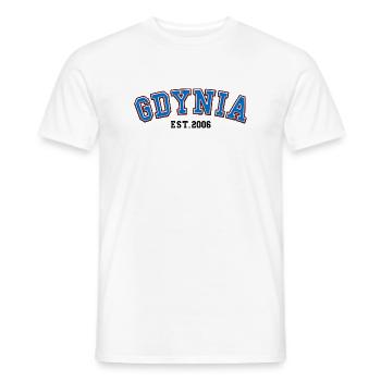 Gdynia Est. 2006 - Men's T-Shirt - white - Front - AI Model Male 178 dark (178cm)
