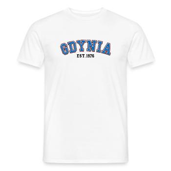 Gdynia Fondée en 1976 - T-shirt homme - blanc - Devant - AI Model Male 178 dark (178cm)