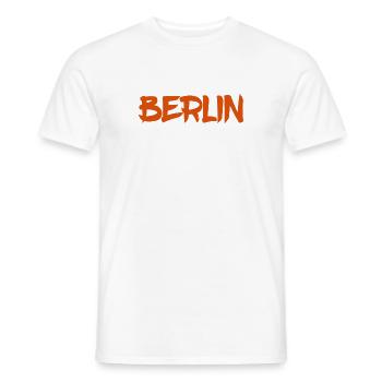 Berlin - Deutschland - Hauptstadt - Berliner Bär - Männer T-Shirt - Weiß - Vorne - AI Model Male 178 dark (178cm)