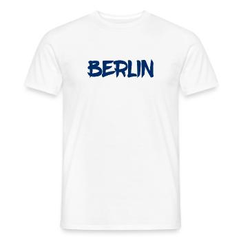 Berlin - Deutschland - Hauptstadt - Berliner Bär - Männer T-Shirt - Weiß - Vorne - AI Model Male 178 dark (178cm)