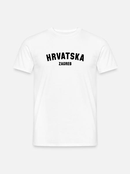 ZAGREB Hrvatska - Kroatien - Croatia - Men's T-Shirt - white