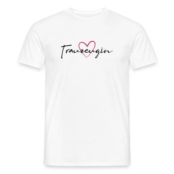 Demoiselle d’honneur - T-shirt homme - blanc - Devant - AI Model Male 178 dark (178cm)