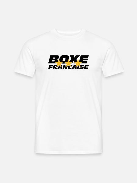 Boxen Francaise - Männer T-Shirt - Weiß