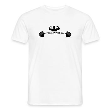 Workout Day - Männer T-Shirt - Weiß - Vorne - AI Model Male 178 dark (178cm)