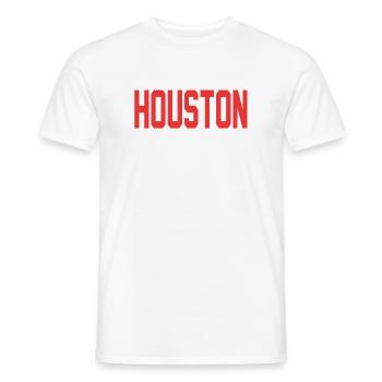 Houston Design - Männer T-Shirt - Weiß - Vorne - AI Model Male 178 dark (178cm)