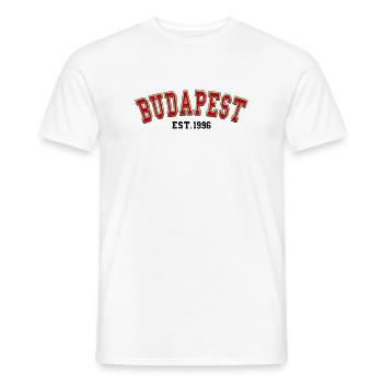 Budapest, gegründet 1996 - Männer T-Shirt - Weiß - Vorne - AI Model Male 178 dark (178cm)