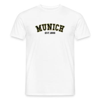 München, Gründung 2006 - Männer T-Shirt - Weiß - Vorne - AI Model Male 178 dark (178cm)