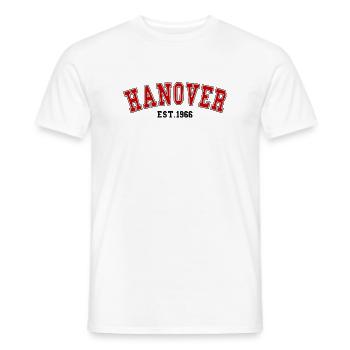 Hannover gegründet 1966 - Männer T-Shirt - Weiß - Vorne - AI Model Male 178 dark (178cm)
