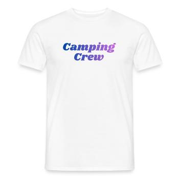 Équipe de camping - T-shirt homme - blanc - Devant - AI Model Male 178 dark (178cm)