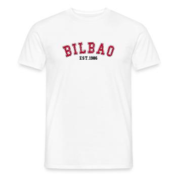 Bilbao gegründet 1986 - Männer T-Shirt - Weiß - Vorne - AI Model Male 178 dark (178cm)