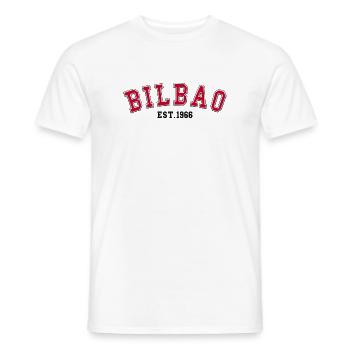 Bilbao Est. 1966 - Men's T-Shirt - white - Front - AI Model Male 178 dark (178cm)
