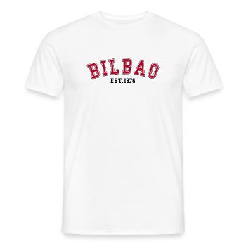 Bilbao gegründet 1976 - Männer T-Shirt - Weiß - Vorne - AI Model Male 178 dark (178cm)