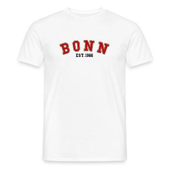 Bonn gegründet 1966 - Männer T-Shirt - Weiß - Vorne - AI Model Male 178 dark (178cm)