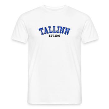 Tallinn, gegründet 1996 - Männer T-Shirt - Weiß - Vorne - AI Model Male 178 dark (178cm)