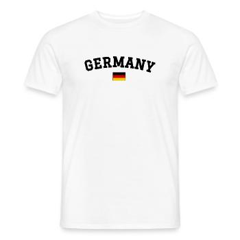 Spanien Flagge Design Englisch Schwarz - Männer T-Shirt - Weiß - Vorne - AI Model Male 178 dark (178cm)