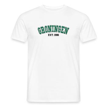 Groningen gegründet 1986 - Männer T-Shirt - Weiß - Vorne - AI Model Male 178 dark (178cm)