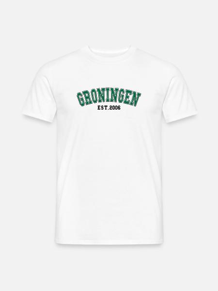Groningen Est. 2006 - Männer T-Shirt - Weiß