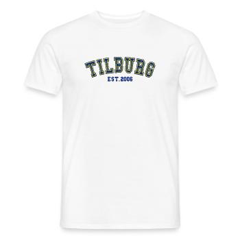 Tilburg Est. 2006 - Men's T-Shirt - white - Front - AI Model Male 178 dark (178cm)