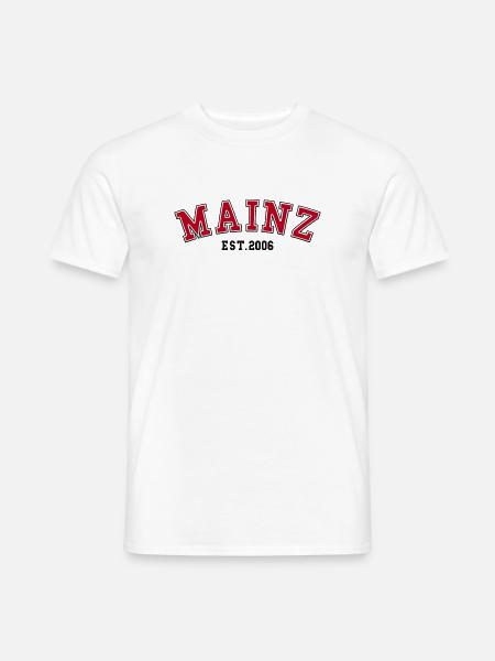 Mainz gegründet 2006 - Männer T-Shirt - Weiß