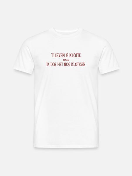 Antwerpse_Dialect_t-Hemd - Männer T-Shirt - Weiß