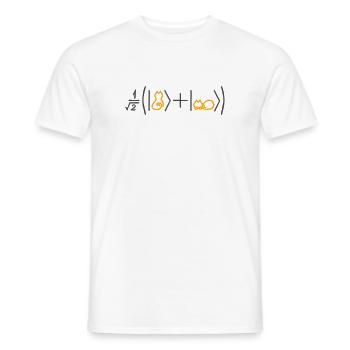 Keine Katzen wurden verletzt (für helle Hintergründe) - Männer T-Shirt - Weiß - Vorne - AI Model Male 178 dark (178cm)