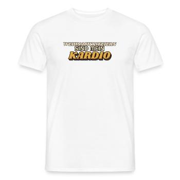 Weihnachtsfeiern sind mein Kardio - Gastro - Männer T-Shirt - Weiß - Vorne - AI Model Male 178 dark (178cm)