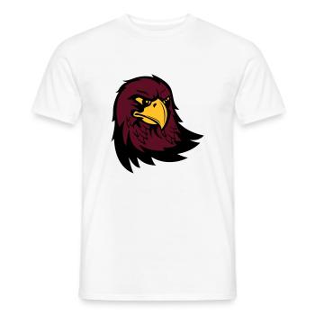 Eagle de - Männer T-Shirt - Weiß - Vorne - AI Model Male 178 dark (178cm)