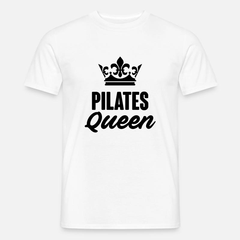 Pilates Queen Crown - Men’s T-shirt - white