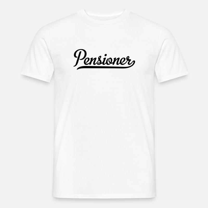 pensioner - Männer T-Shirt - Weiß