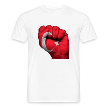 Fist Turquie - T-shirt homme - blanc - Devant - AI Model Male 178 dark (178cm)