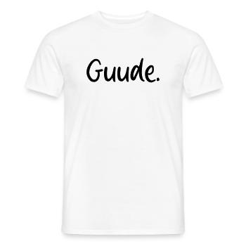 Guude - Männer T-Shirt - Weiß - Vorne - AI Model Male 178 dark (178cm)