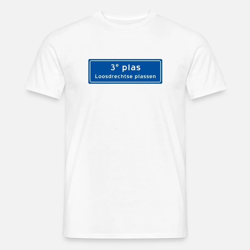 Loosdrechtse plassen 3rd plas - Männer T-Shirt - Weiß