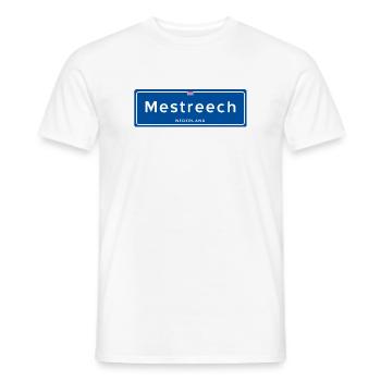 Mestreech (Maastricht) - Männer T-Shirt - Weiß - Vorne - AI Model Male 178 dark (178cm)