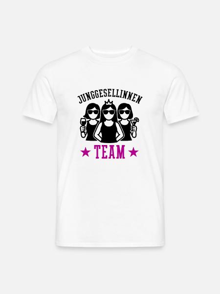 Junggesellinnen Team Jga - Männer T-Shirt - Weiß