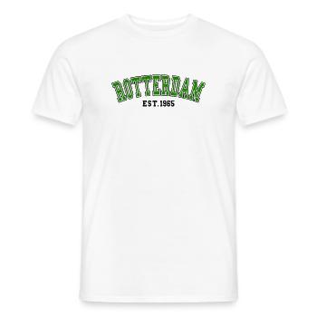 Rotterdam Est.1965 - Men's T-Shirt - white - Front - AI Model Male 178 dark (178cm)