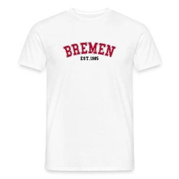 Brême Est. 1985 - T-shirt homme - blanc - Devant - AI Model Male 178 dark (178cm)