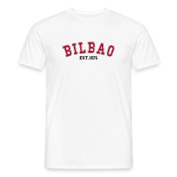 Bilbao Gegründet 1975 - Männer T-Shirt - Weiß - Vorne - AI Model Male 178 dark (178cm)