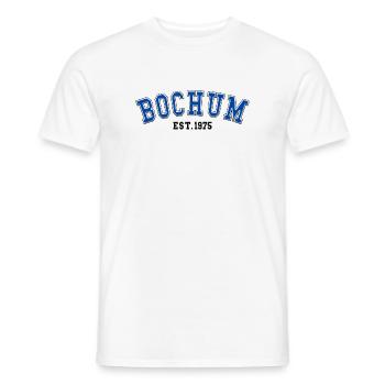 Bochum Est. 1975 - Männer T-Shirt - Weiß - Vorne - AI Model Male 178 dark (178cm)
