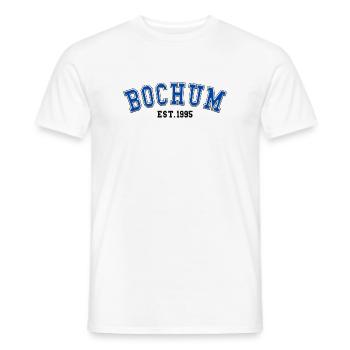 Bochum Est. 1995 - Männer T-Shirt - Weiß - Vorne - AI Model Male 178 dark (178cm)