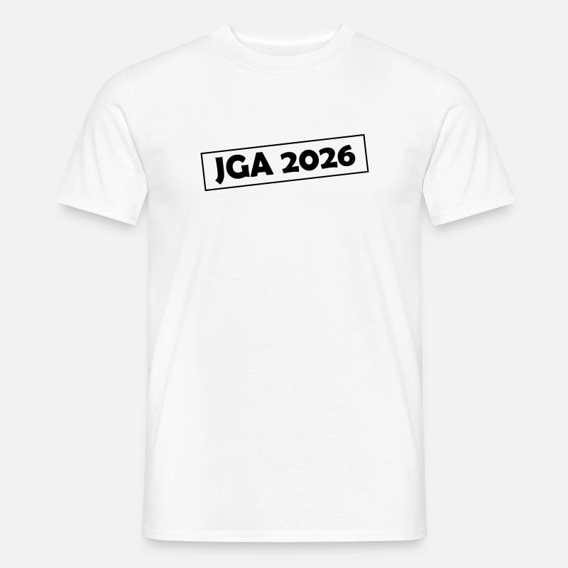 Jga 2026 - Männer T-Shirt - Weiß
