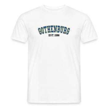 Göteborg gegründet 1996 - Männer T-Shirt - Weiß - Vorne - AI Model Male 178 dark (178cm)