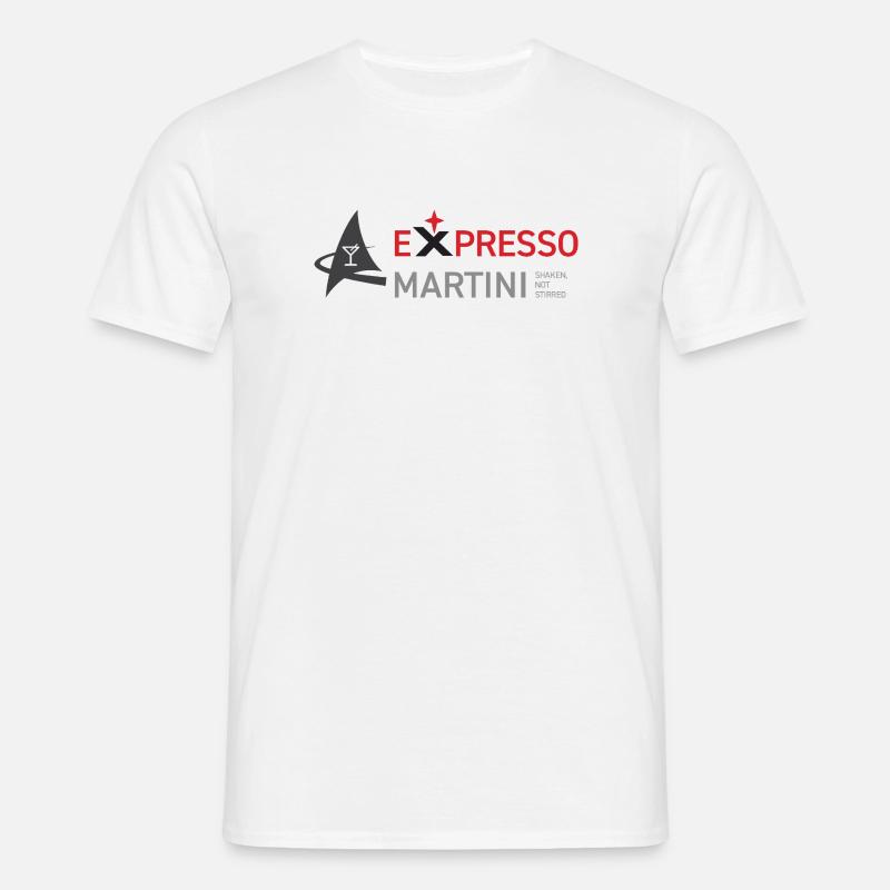EXPRESS Martini - Männer T-Shirt - Weiß