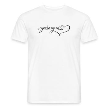 NO2 - T-shirt homme - blanc - Devant - AI Model Male 178 dark (178cm)