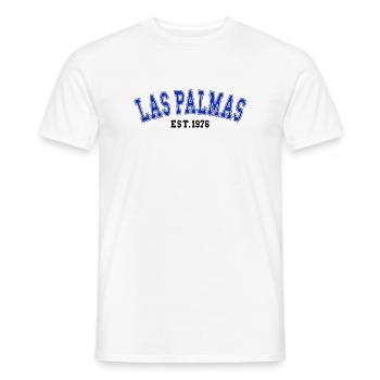 Las Palmas gegründet 1976 - Männer T-Shirt - Weiß - Vorne - AI Model Male 178 dark (178cm)