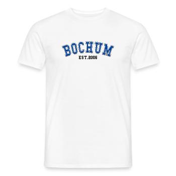 Bochum Est. 2006 - Men's T-Shirt - white - Front - AI Model Male 178 dark (178cm)